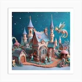 Fairytale Castle Art Print