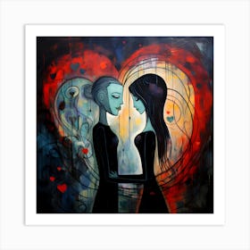 Lovers By Csaba Fikker 96 Art Print