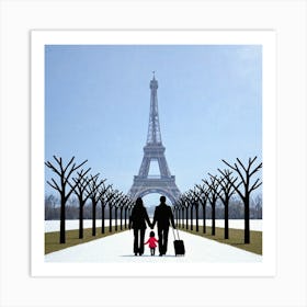 Paris Eiffel Tower 4 Art Print