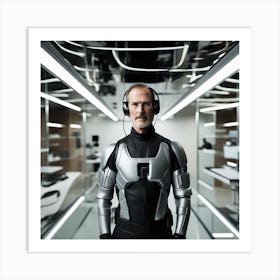 Futuristic Man 180 Art Print