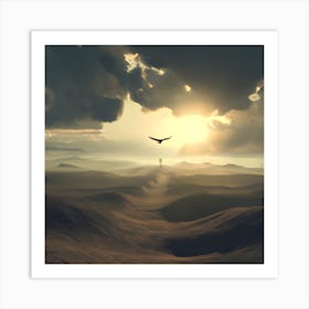 The Lone Eagle Art Print