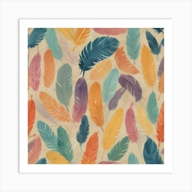 Feathers 8 Art Print