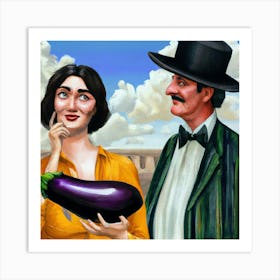 Eggplant Art Print