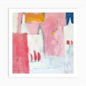 Pink City 6 Art Print