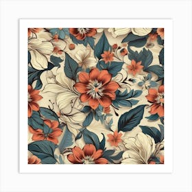 Floral Pattern Art Print