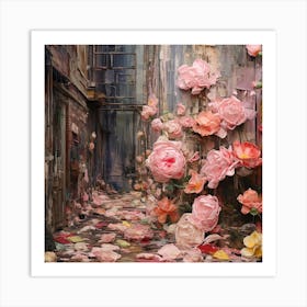 Roses In The Alley Art Print