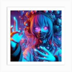 Anime Girl 1 Art Print