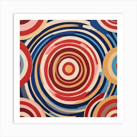 'Circles' 4 Art Print