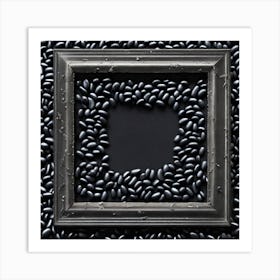 Black Beans In A Frame Art Print