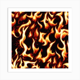 Flames 2 Art Print