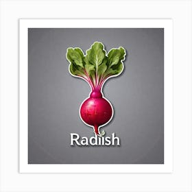 Radish 22 Art Print