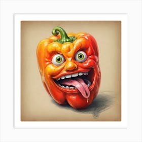 Sassy Pepper Art Print