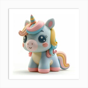 Unicorn Figurine 68 Art Print