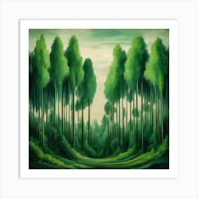 Forest Landscape 1 Art Print