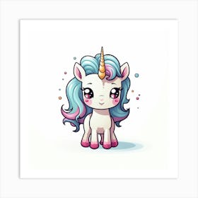 Cute Unicorn 773 Art Print