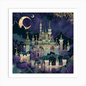 Disney Castle 2 Art Print