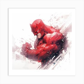 Daredevil and Batman  Art Print
