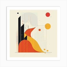 Abstract Bird Art Print