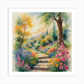 Garden Path 2 Art Print