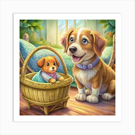 My Cute Puppy Art Print