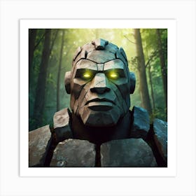 Stone Golem Art Print