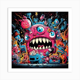 Monsters Art Print