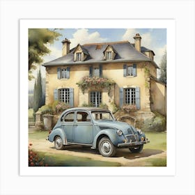 French Country House art 1 Art Print