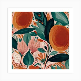 Orange Blossoms Art Print