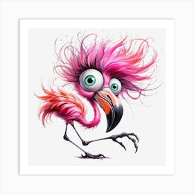 Pink Flamingo 6 Art Print