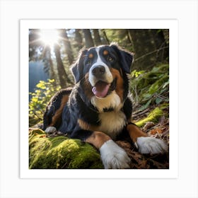 Bernese Mountain Dog 4 Art Print