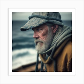 Old Man With Beard Art Print