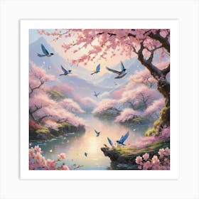 Cherry Blossoms 13 Art Print