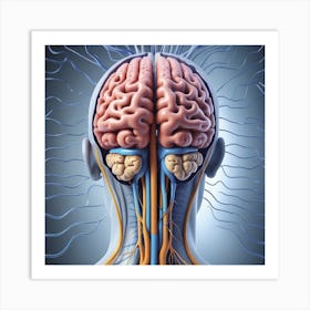 Brain And Nervous System 10 Art Print