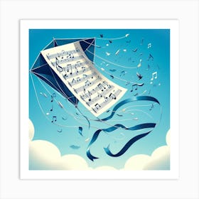 Music Kite 1 Art Print