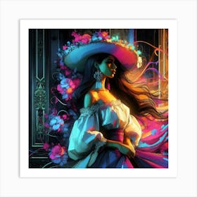 Exotic Beauty Artwork 55 Art Print