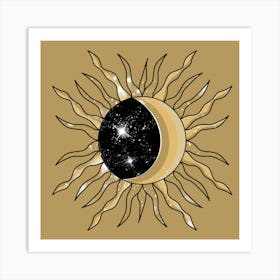 Sun And Moon Art Print