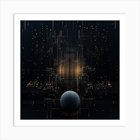 Big Data Art Print