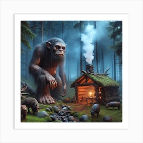 Forest Giant Art Print