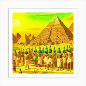 Egyptian Pyramids 1 Art Print