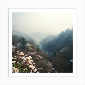 Beauty of Cherry Blossoms Poster