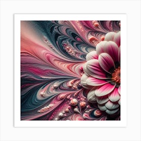 Abstract “Flower” 2 Art Print