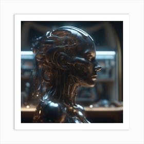 Robot Woman 53 Art Print