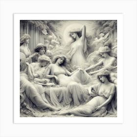 'The Goddesses' Art Print