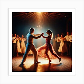 Dancers 1 Art Print