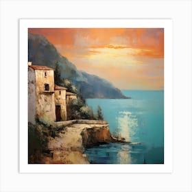 Amalfi Abstract Reflections Art Print