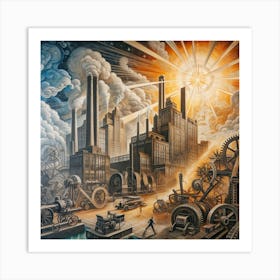 Industrial City Art Print