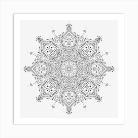 Henna Mandala 05 Art Print