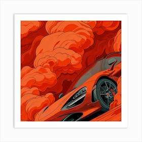 Mclaren 720s Art Print