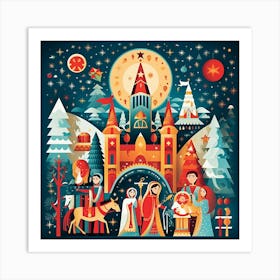 Nativity Scene 7 Art Print