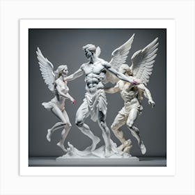 Angels And Demons Art Print